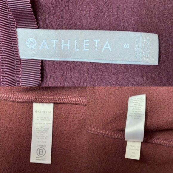 Athleta Triumph Hoodie Full Zip Sweater Women Size Small - Picture 15 of 15